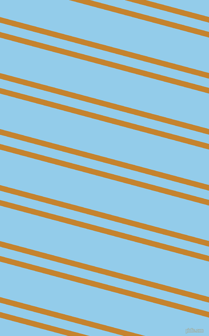 165 degree angles dual stripes line, 11 pixel line width, 18 and 69 pixels line spacing, Geebung and Cornflower dual two line striped seamless tileable