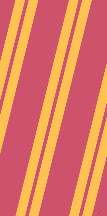 76 degree angle dual striped lines, 33 pixel lines width, 12 and 104 pixel line spacing, Golden Tainoi and Cabaret dual two line striped seamless tileable