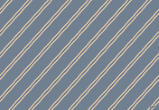 48 degree angles dual stripe line, 5 pixel line width, 4 and 37 pixels line spacing, Grain Brown and Slate Grey dual two line striped seamless tileable