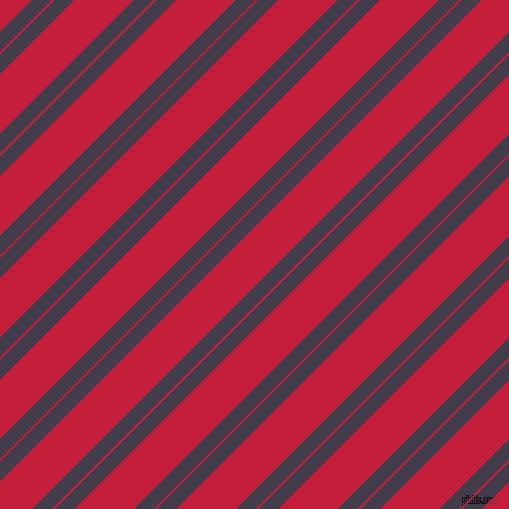 45 degree angle dual stripes lines, 14 pixel lines width, 2 and 42 pixel line spacing, Grape and Cardinal dual two line striped seamless tileable