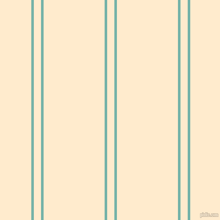 vertical dual line stripes, 5 pixel line width, 14 and 119 pixel line spacing, Gulf Stream and Blanched Almond dual two line striped seamless tileable
