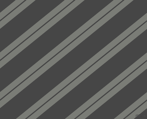 39 degree angle dual striped lines, 20 pixel lines width, 4 and 64 pixel line spacing, Gunsmoke and Charcoal dual two line striped seamless tileable