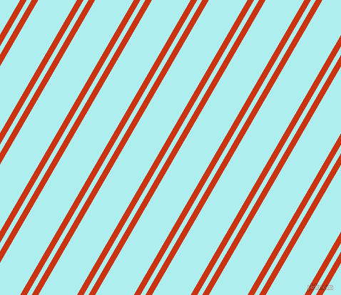60 degree angle dual stripe lines, 8 pixel lines width, 6 and 47 pixel line spacing, Harley Davidson Orange and Pale Turquoise dual two line striped seamless tileable