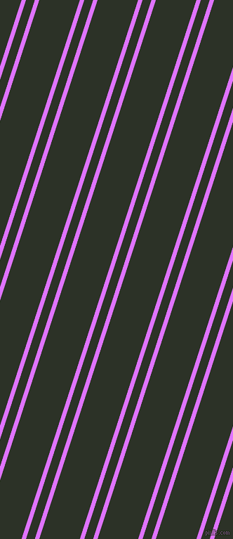 72 degree angle dual striped lines, 6 pixel lines width, 12 and 55 pixel line spacing, Heliotrope and Black Forest dual two line striped seamless tileable