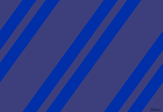 54 degree angle dual stripe line, 40 pixel line width, 26 and 124 pixel line spacing, International Klein Blue and Jacksons Purple dual two line striped seamless tileable