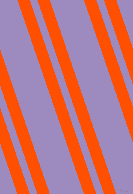 109 degree angle dual stripes line, 39 pixel line width, 24 and 108 pixel line spacing, International Orange and Cold Purple dual two line striped seamless tileable