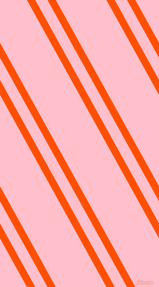 119 degree angle dual stripe line, 15 pixel line width, 22 and 91 pixel line spacing, International Orange and Pink dual two line striped seamless tileable