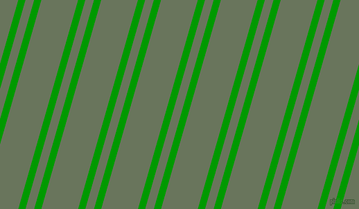 74 degree angles dual stripes lines, 10 pixel lines width, 12 and 51 pixels line spacing, Islamic Green and Willow Grove dual two line striped seamless tileable