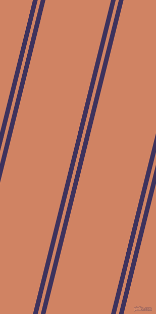 76 degree angle dual striped lines, 9 pixel lines width, 6 and 126 pixel line spacing, Jacarta and Burning Sand dual two line striped seamless tileable