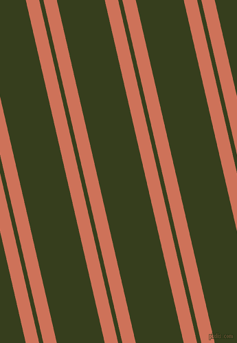 103 degree angle dual striped lines, 19 pixel lines width, 6 and 68 pixel line spacing, Japonica and Turtle Green dual two line striped seamless tileable