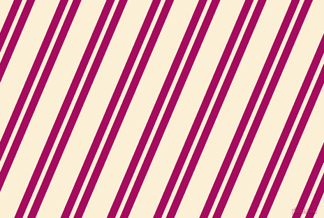 67 degree angle dual striped lines, 11 pixel lines width, 6 and 33 pixel line spacing, Jazzberry Jam and Half Dutch White dual two line striped seamless tileable