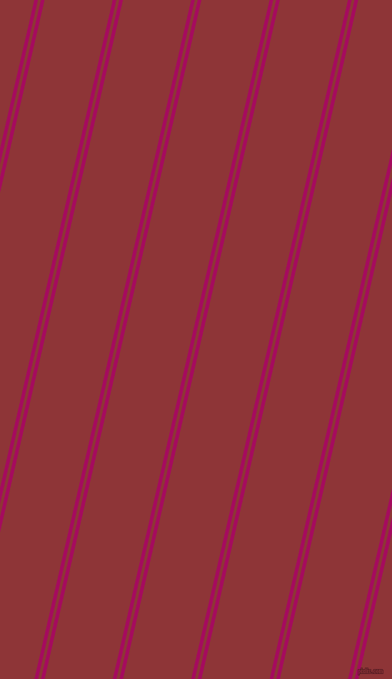 77 degree angle dual stripe line, 5 pixel line width, 4 and 93 pixel line spacing, Jazzberry Jam and Well Read dual two line striped seamless tileable