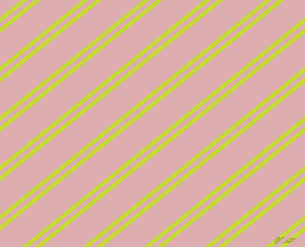 39 degree angle dual stripes lines, 6 pixel lines width, 6 and 38 pixel line spacing, Las Palmas and Pale Chestnut dual two line striped seamless tileable