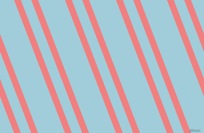 111 degree angles dual stripes line, 21 pixel line width, 32 and 83 pixels line spacing, Light Coral and Regent St Blue dual two line striped seamless tileable