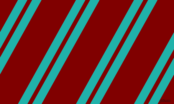61 degree angle dual striped line, 28 pixel line width, 14 and 102 pixel line spacing, Light Sea Green and Maroon dual two line striped seamless tileable