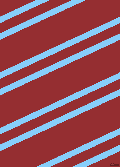 25 degree angles dual striped lines, 23 pixel lines width, 36 and 115 pixels line spacing, Light Sky Blue and Guardsman Red dual two line striped seamless tileable