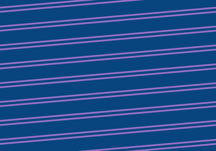5 degree angle dual stripes line, 6 pixel line width, 8 and 44 pixel line spacing, Lilac Bush and Dark Cerulean dual two line striped seamless tileable
