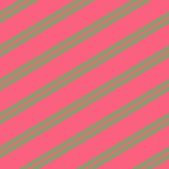 31 degree angles dual striped line, 16 pixel line width, 4 and 61 pixels line spacing, Malachite Green and Brink Pink dual two line striped seamless tileable