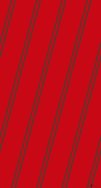 75 degree angles dual stripes line, 4 pixel line width, 8 and 69 pixels line spacing, Mallard and Venetian Red dual two line striped seamless tileable