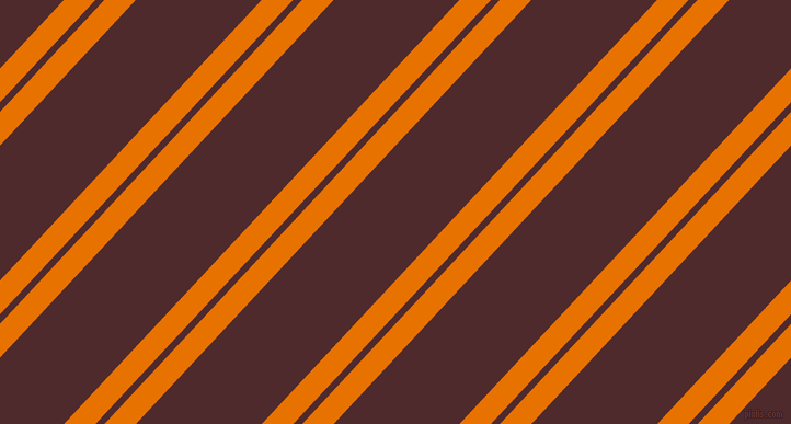 47 degree angle dual stripe line, 21 pixel line width, 6 and 84 pixel line spacing, Mango Tango and Heath dual two line striped seamless tileable