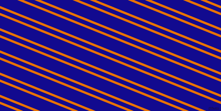 158 degree angles dual stripe lines, 8 pixel lines width, 14 and 41 pixels line spacing, Mango Tango and Ultramarine dual two line striped seamless tileable
