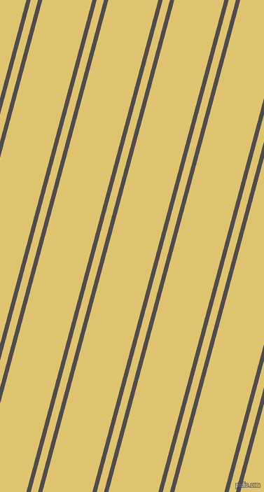 75 degree angles dual stripe lines, 6 pixel lines width, 10 and 69 pixels line spacing, Matterhorn and Chenin dual two line striped seamless tileable