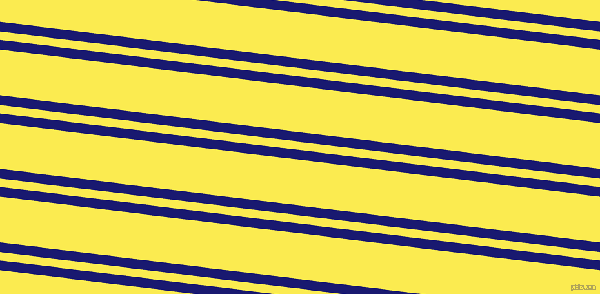 173 degree angles dual stripes lines, 14 pixel lines width, 12 and 66 pixels line spacing, Midnight Blue and Paris Daisy dual two line striped seamless tileable