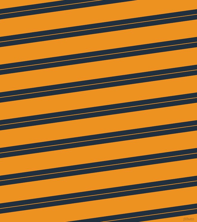 8 degree angle dual stripe line, 16 pixel line width, 2 and 58 pixel line spacing, Midnight and Carrot Orange dual two line striped seamless tileable