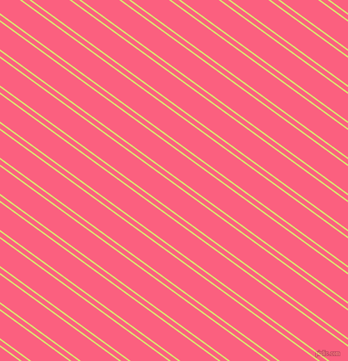 144 degree angles dual striped lines, 2 pixel lines width, 6 and 32 pixels line spacing, Mindaro and Brink Pink dual two line striped seamless tileable