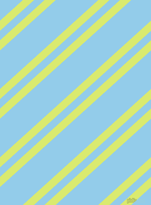 42 degree angle dual stripes lines, 15 pixel lines width, 14 and 57 pixel line spacing, Mindaro and Cornflower dual two line striped seamless tileable