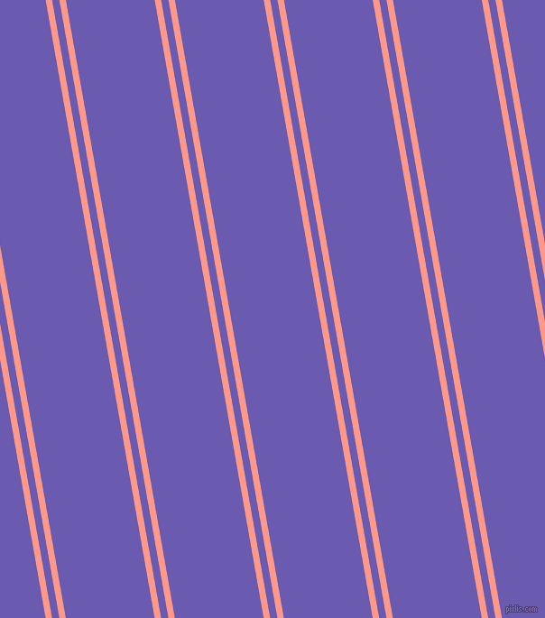 100 degree angles dual stripe lines, 7 pixel lines width, 8 and 97 pixels line spacing, Mona Lisa and Blue Marguerite dual two line striped seamless tileable