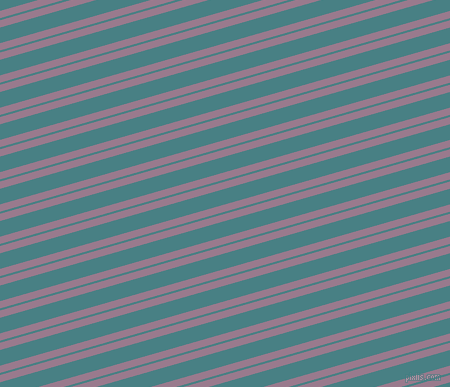 16 degree angles dual stripes lines, 7 pixel lines width, 2 and 15 pixels line spacing, Mountbatten Pink and Paradiso dual two line striped seamless tileable