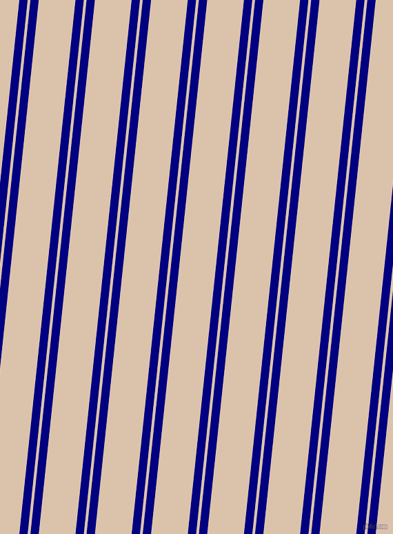 84 degree angles dual stripes line, 12 pixel line width, 4 and 53 pixels line spacing, Navy and Bone dual two line striped seamless tileable