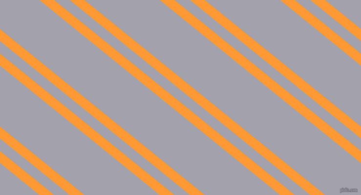 141 degree angle dual stripes lines, 19 pixel lines width, 20 and 97 pixel line spacing, Neon Carrot and Spun Pearl dual two line striped seamless tileable