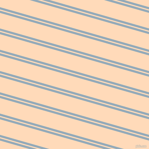 164 degree angle dual stripes line, 7 pixel line width, 4 and 49 pixel line spacing, Nepal and Peach Puff dual two line striped seamless tileable