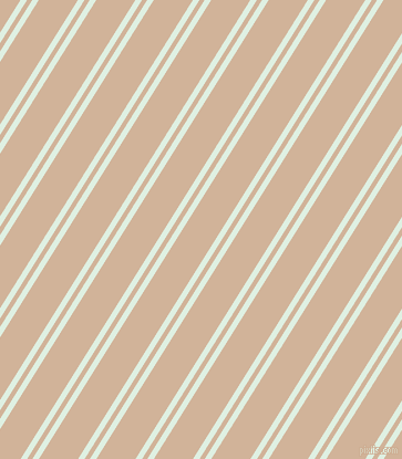 58 degree angle dual stripe line, 5 pixel line width, 4 and 30 pixel line spacing, Off Green and Cashmere dual two line striped seamless tileable