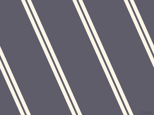114 degree angle dual stripe lines, 12 pixel lines width, 6 and 125 pixel line spacing, Old Lace and Smoky dual two line striped seamless tileable