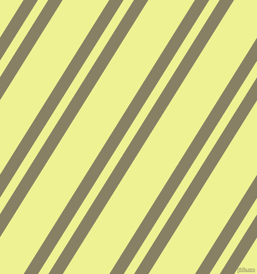 58 degree angles dual striped line, 25 pixel line width, 18 and 81 pixels line spacing, Olive Haze and Jonquil dual two line striped seamless tileable