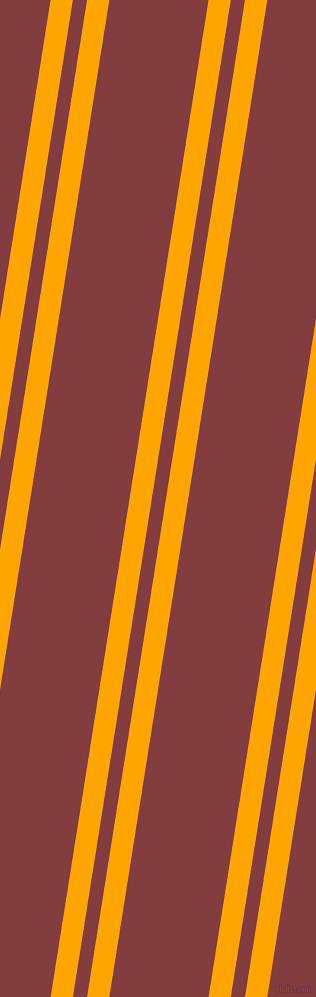 81 degree angle dual striped line, 22 pixel line width, 14 and 98 pixel line spacingOrange and Stiletto dual two line striped seamless tileable
