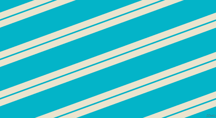 20 degree angles dual stripes line, 26 pixel line width, 6 and 93 pixels line spacing, Orange White and Iris Blue dual two line striped seamless tileable