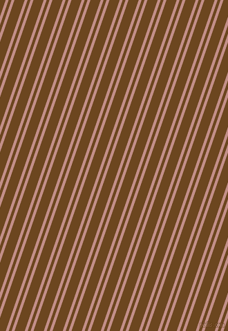 71 degree angles dual striped lines, 4 pixel lines width, 4 and 14 pixels line spacing, Oriental Pink and Antique Brass dual two line striped seamless tileable