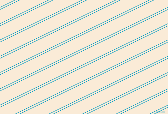 26 degree angles dual stripe lines, 2 pixel lines width, 6 and 51 pixels line spacing, Pacific Blue and Antique White dual two line striped seamless tileable