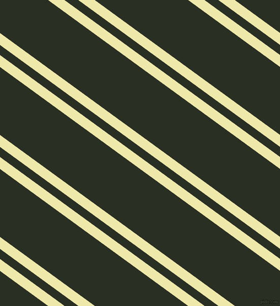 144 degree angles dual stripes lines, 19 pixel lines width, 16 and 108 pixels line spacing, Pale Goldenrod and Pine Tree dual two line striped seamless tileable