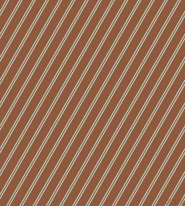 60 degree angle dual stripes line, 2 pixel line width, 2 and 17 pixel line spacing, Paris White and Rope dual two line striped seamless tileable