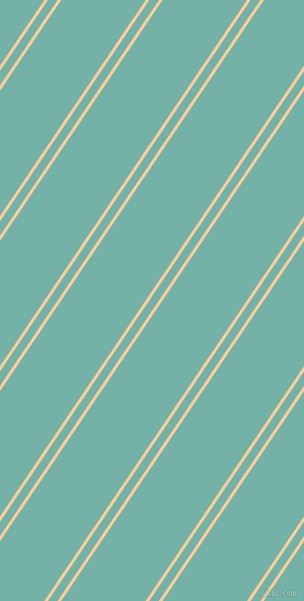 56 degree angles dual stripe lines, 3 pixel lines width, 8 and 70 pixels line spacing, Peach-Orange and Gulf Stream dual two line striped seamless tileable