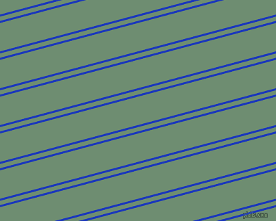 15 degree angles dual striped lines, 3 pixel lines width, 6 and 40 pixels line spacing, Persian Blue and Laurel dual two line striped seamless tileable