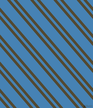 131 degree angles dual stripes line, 11 pixel line width, 10 and 42 pixels line spacing, Punga and Steel Blue dual two line striped seamless tileable