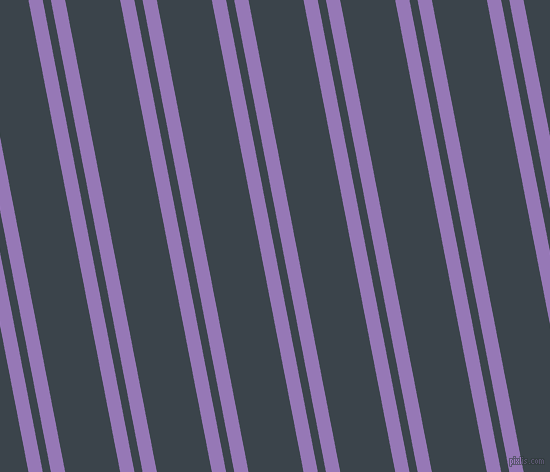 101 degree angles dual stripe lines, 14 pixel lines width, 8 and 54 pixels line spacing, Purple Mountain