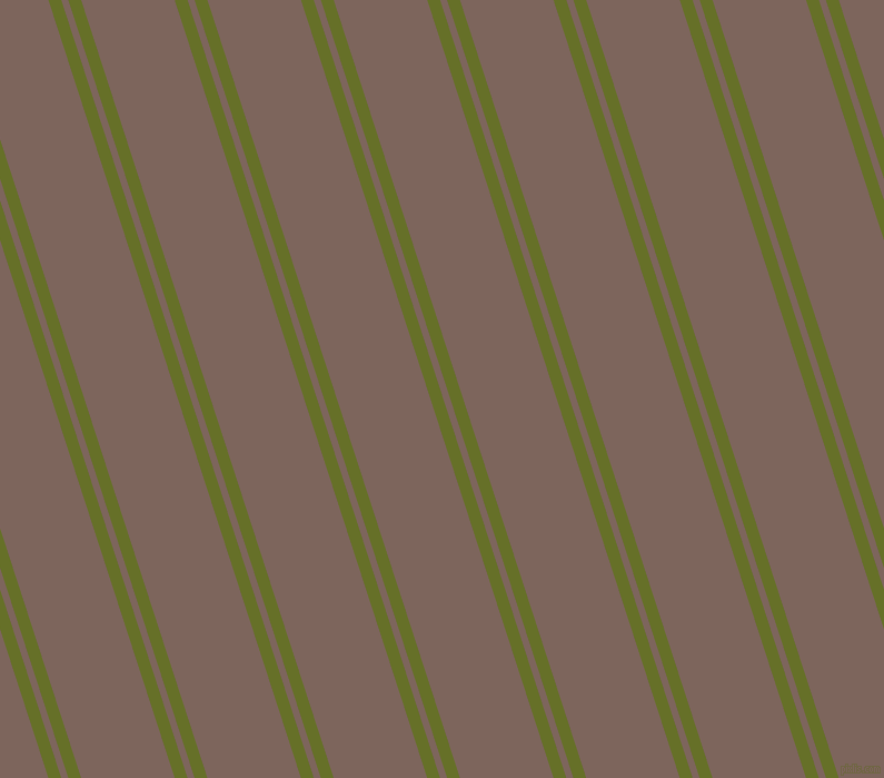 108 degree angles dual stripe line, 11 pixel line width, 6 and 80 pixels line spacing, Rain Forest and Russett dual two line striped seamless tileable