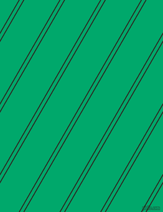 60 degree angles dual stripes line, 2 pixel line width, 6 and 61 pixels line spacing, Rangoon Green and Jade dual two line striped seamless tileable